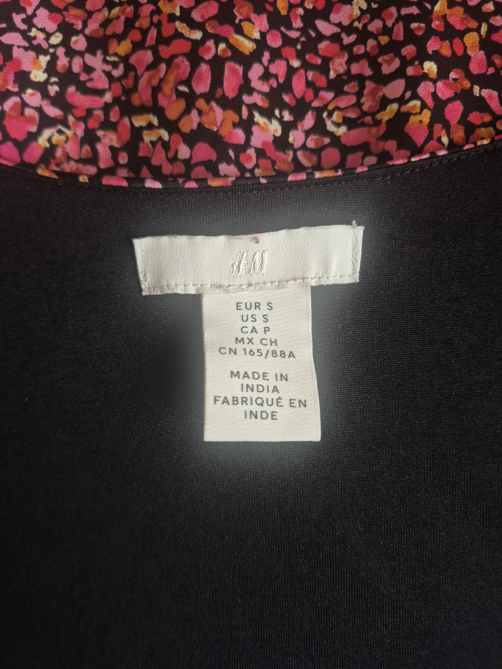 H&M Pink Multi-Color Floral Wrap Robe - Picture 3 of 3
